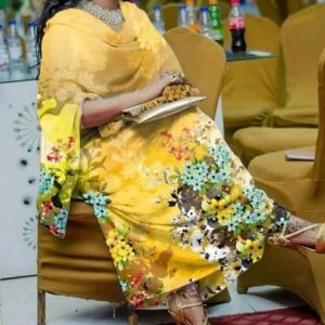 Typography Teal Printed Tshirt